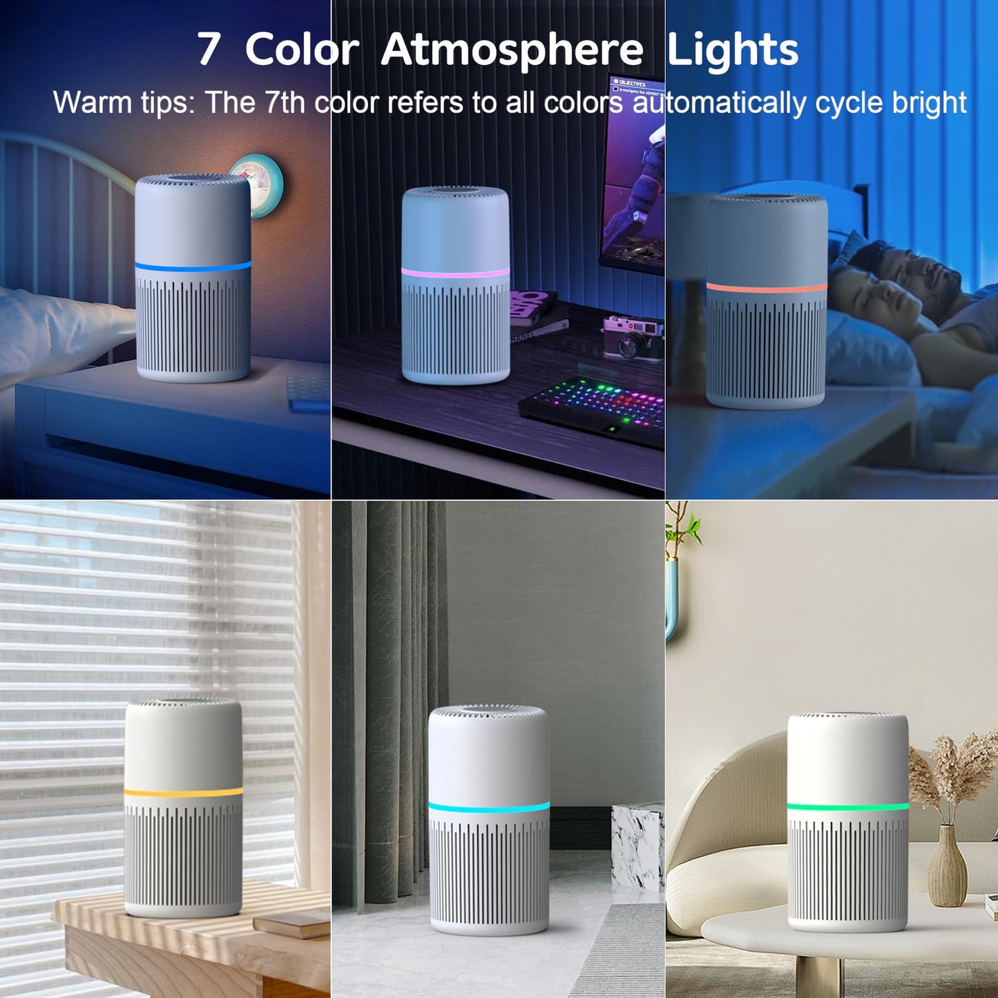 HEPA Air Purifier for Home by FRESHDEW