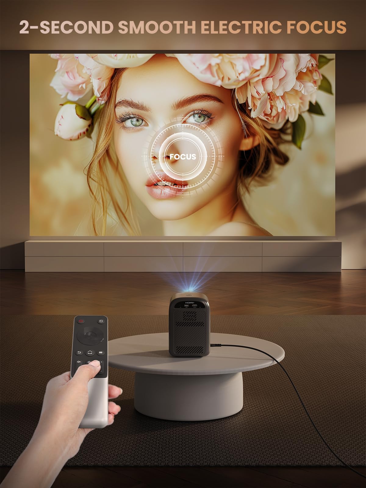 GROVIEW Mini Projector Bluetooth