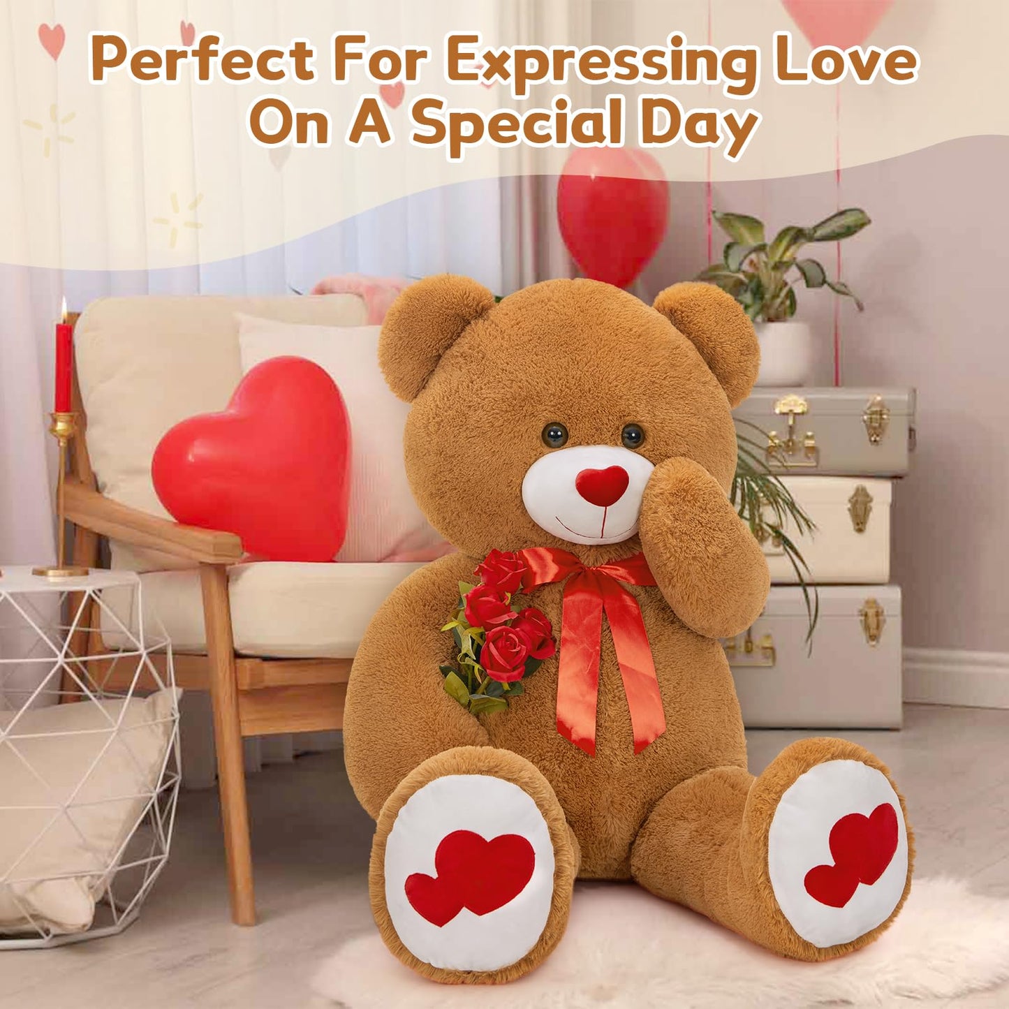 42" Giant Plush Teddy Bear