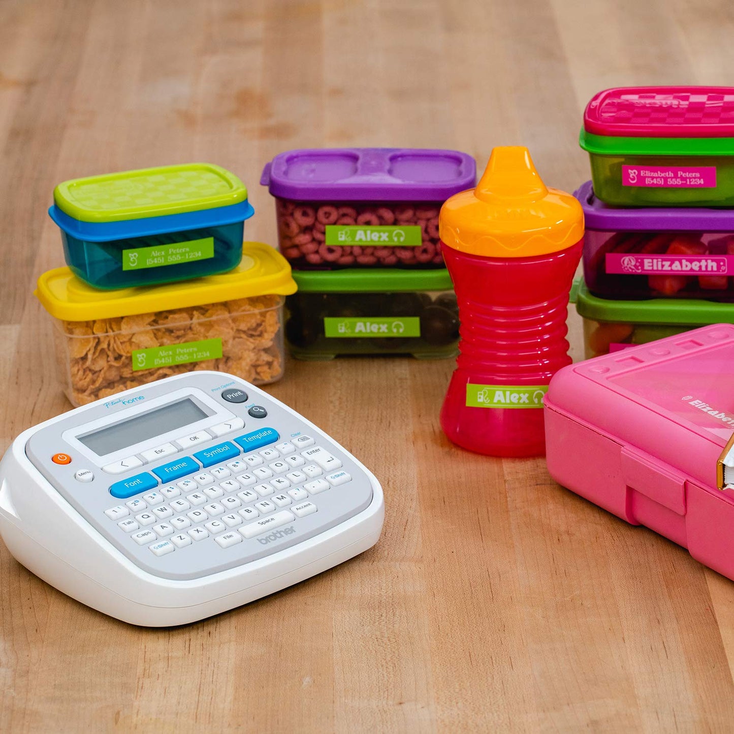 Brother P-Touch Personal Label Maker - Grey