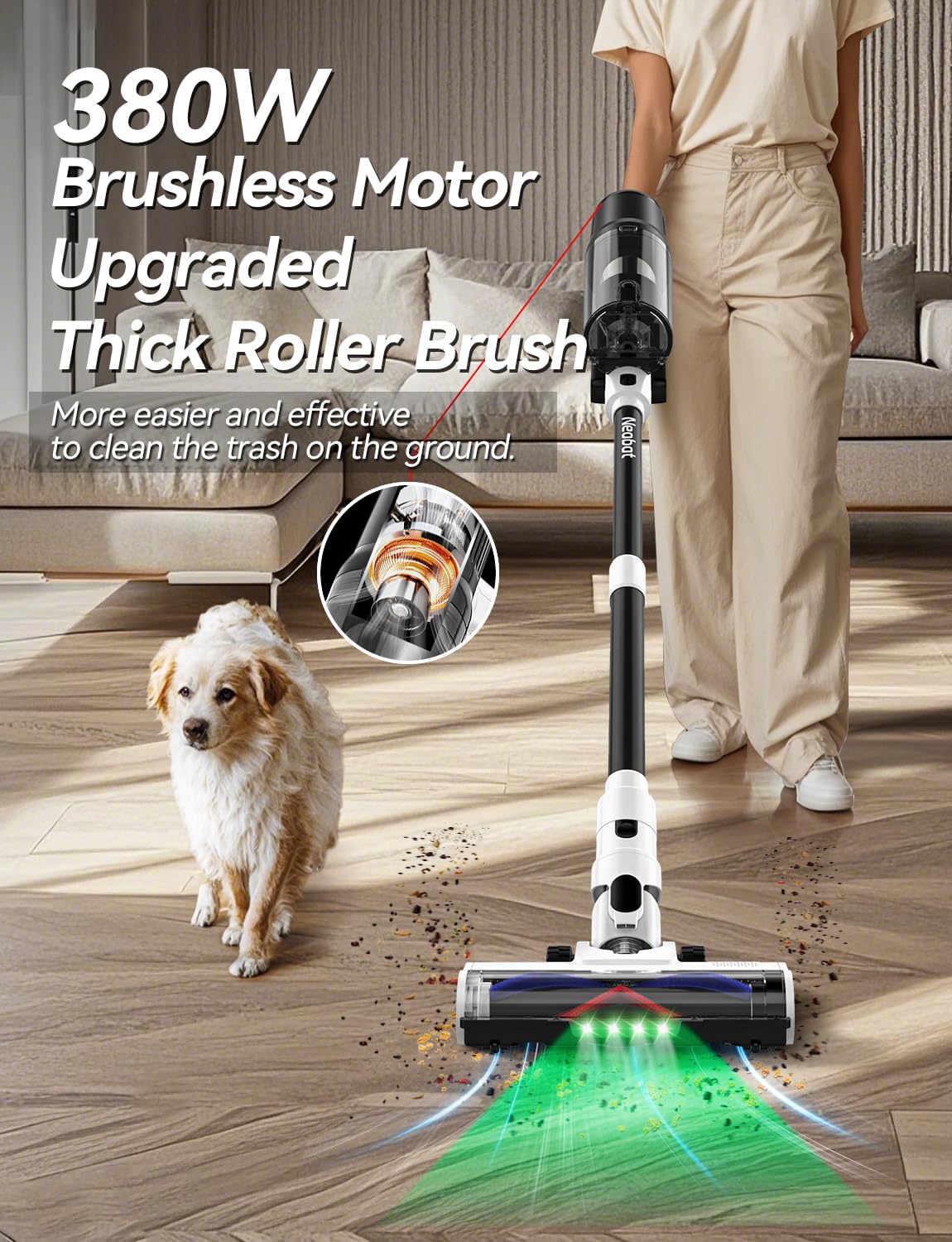 Neobot Cordless Vacuum Cleaner for Home and Car