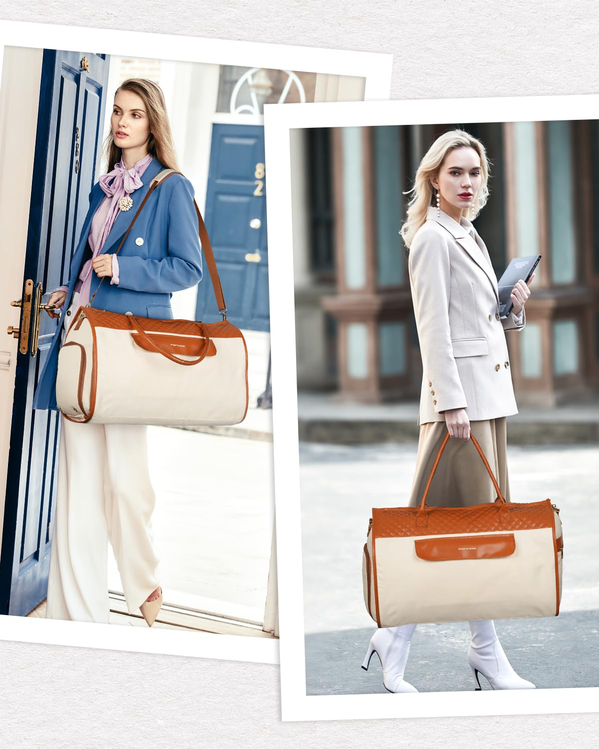 Convertible Travel Garment Bag with Shoe Compartment