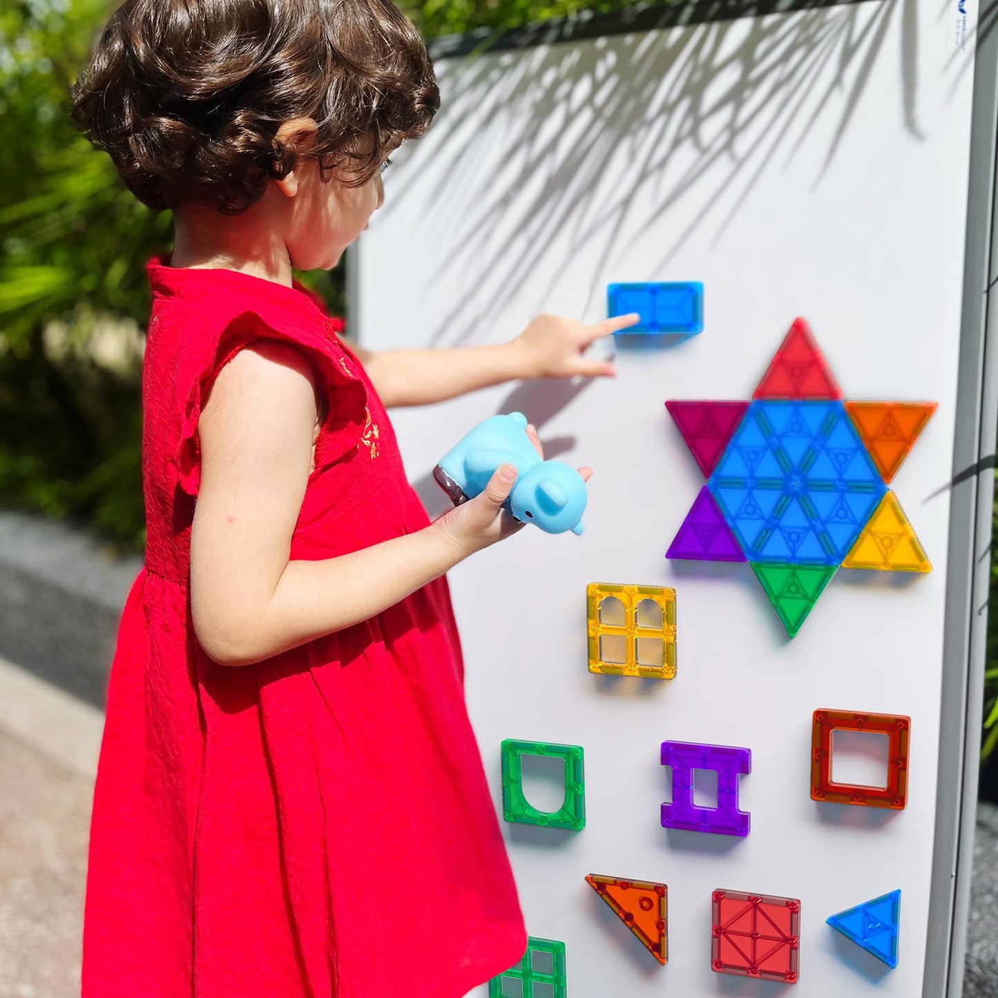 Bmag 130PCS Magnetic Building Blocks for Kids