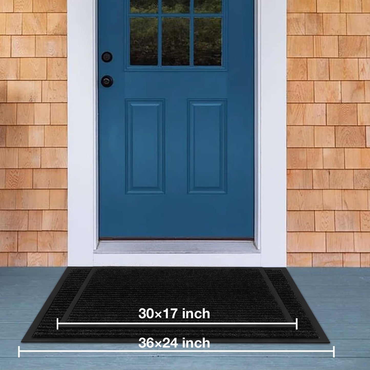 Heavy Duty Outdoor Entrance Doormat 30" x 17"