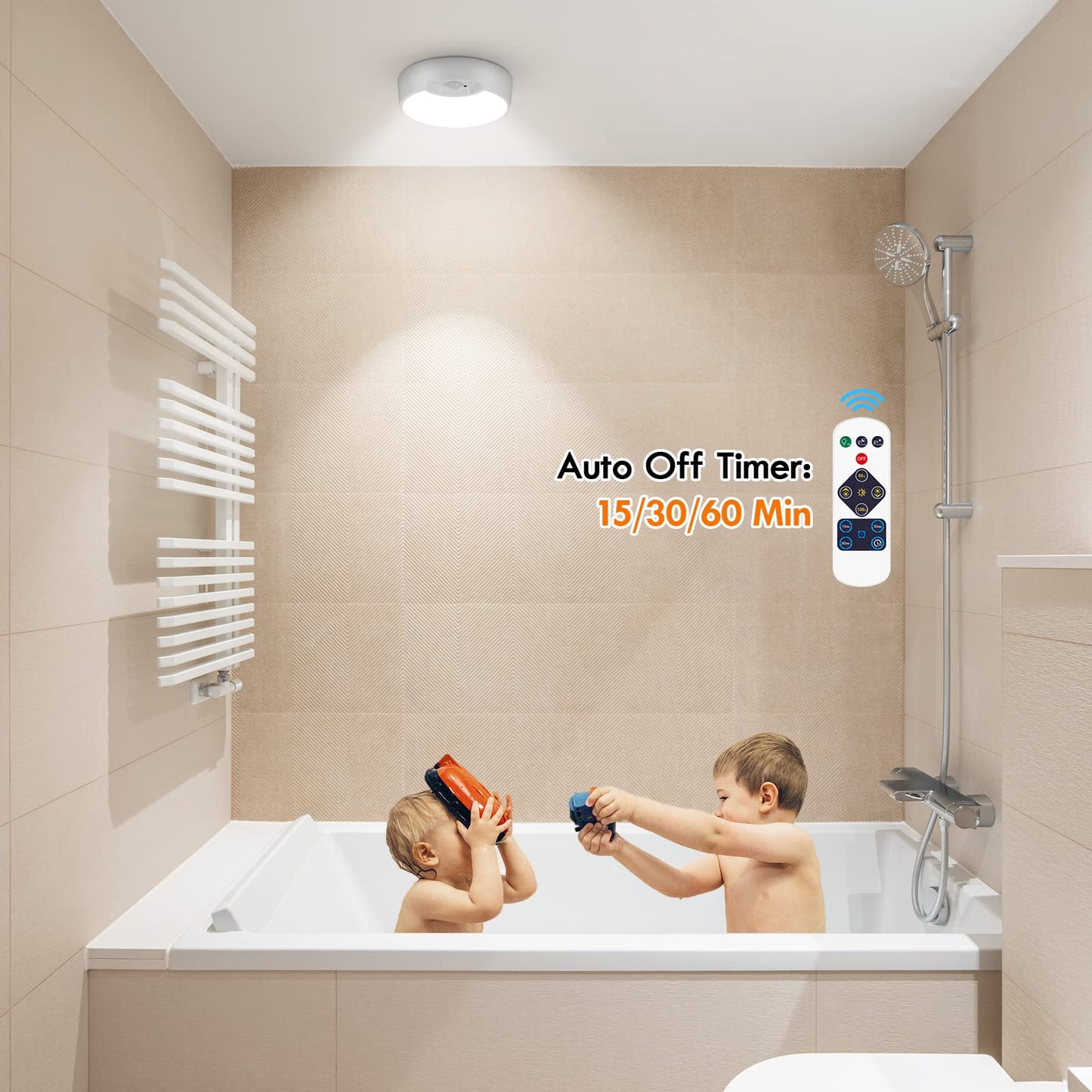 Battery Operated Motion Sensor Ceiling Light