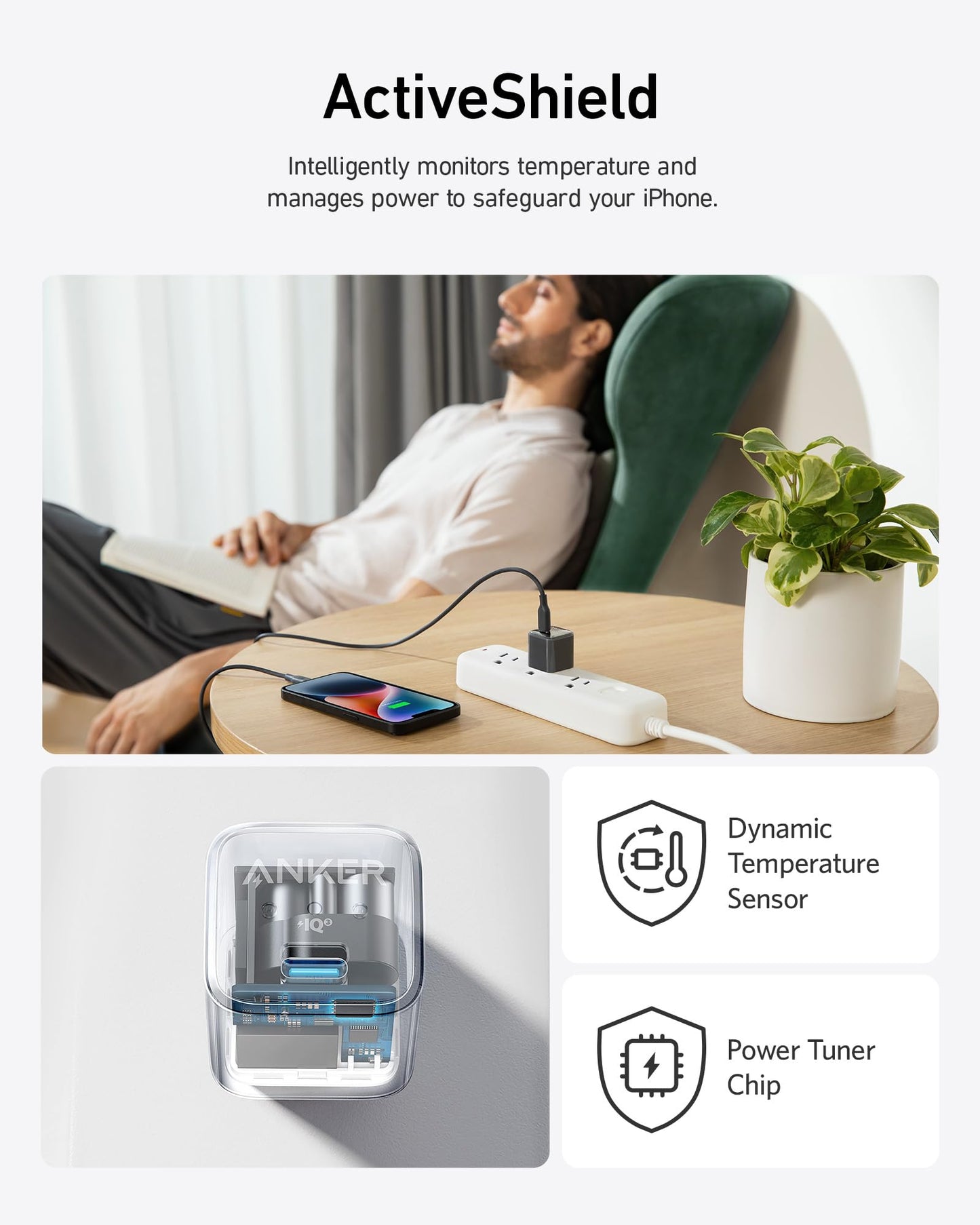 Anker 20W USB C Fast Charger Block