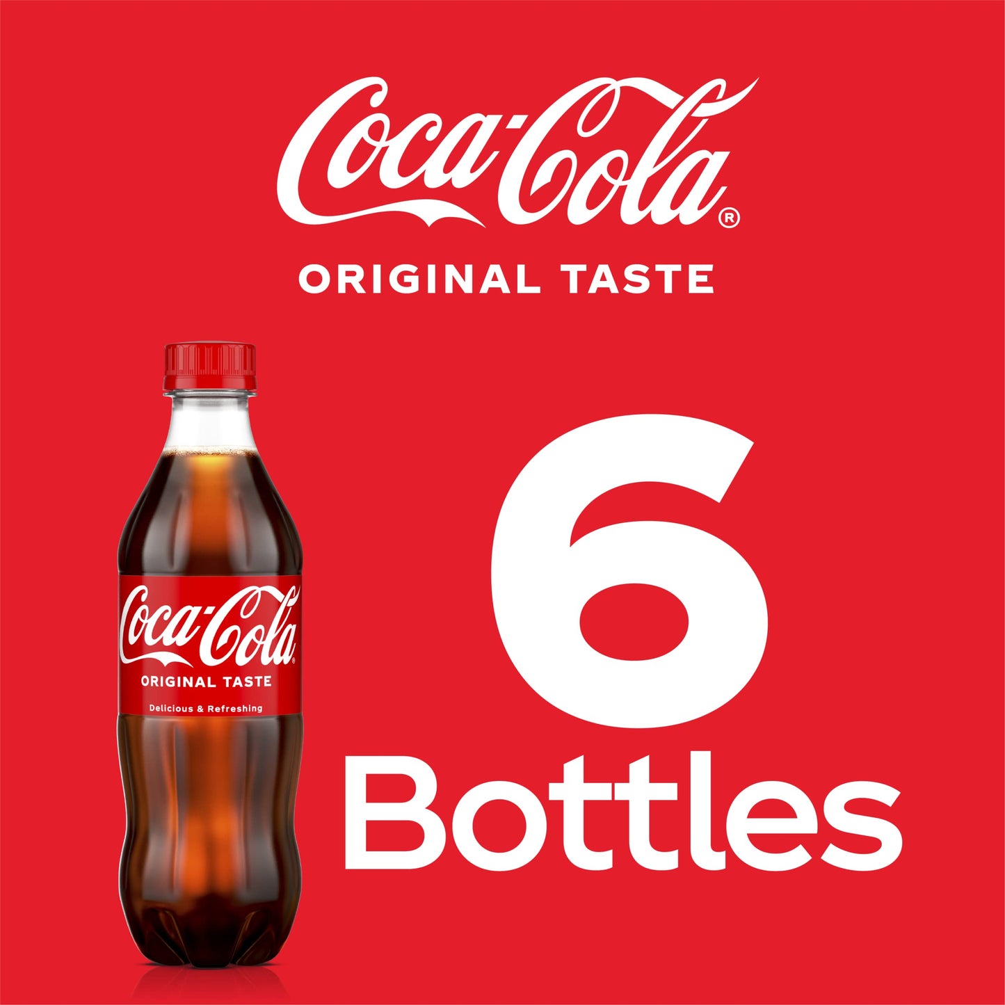 Coca-Cola 16.9 fl oz Soft Drink 6 Pack