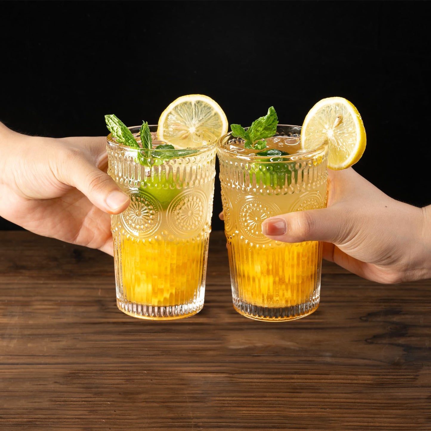 10.5 OZ Highball Glasses Set of 4