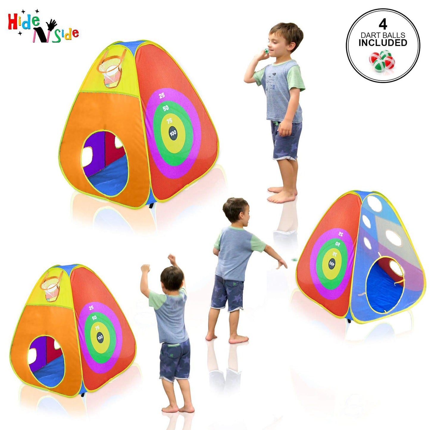 Ball Pit Play Tent with Tunnels for Kids