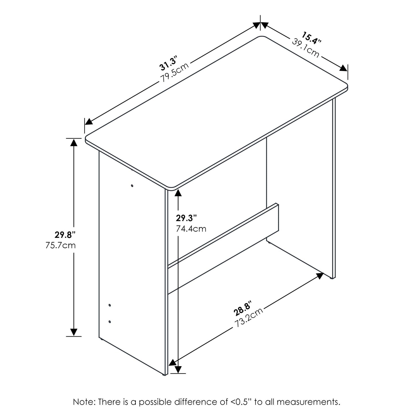 FURINNO Study Table for Home Office
