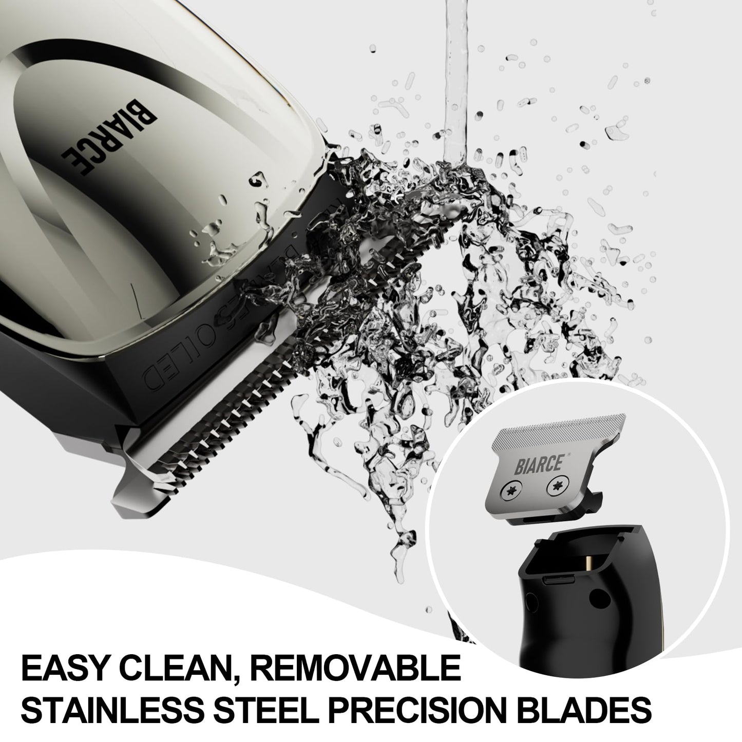 BIARCE Beard Trimmer with 5 Limit Combs