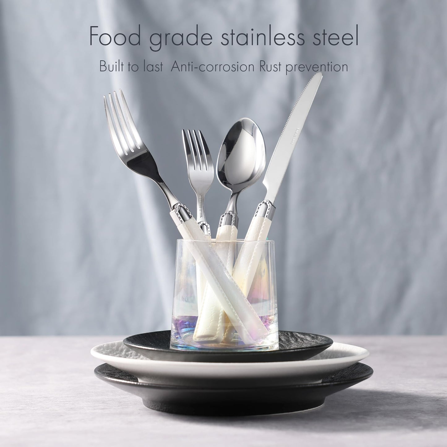 20-Piece CAROTE Stainless Steel Flatware Set