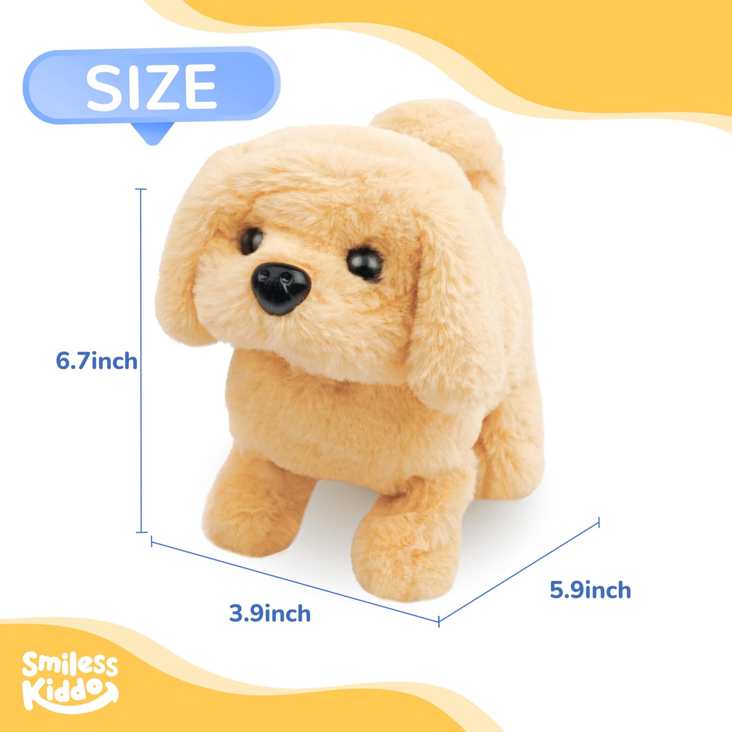 Interactive Electric Puppy Toy with Carrier Accessories