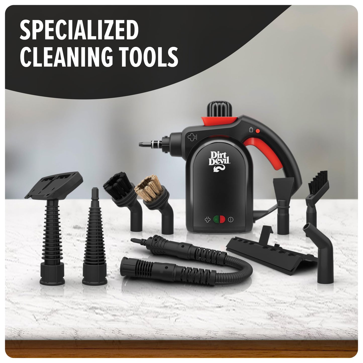 Dirt Devil 7-in-1 Portable Handheld Steamer