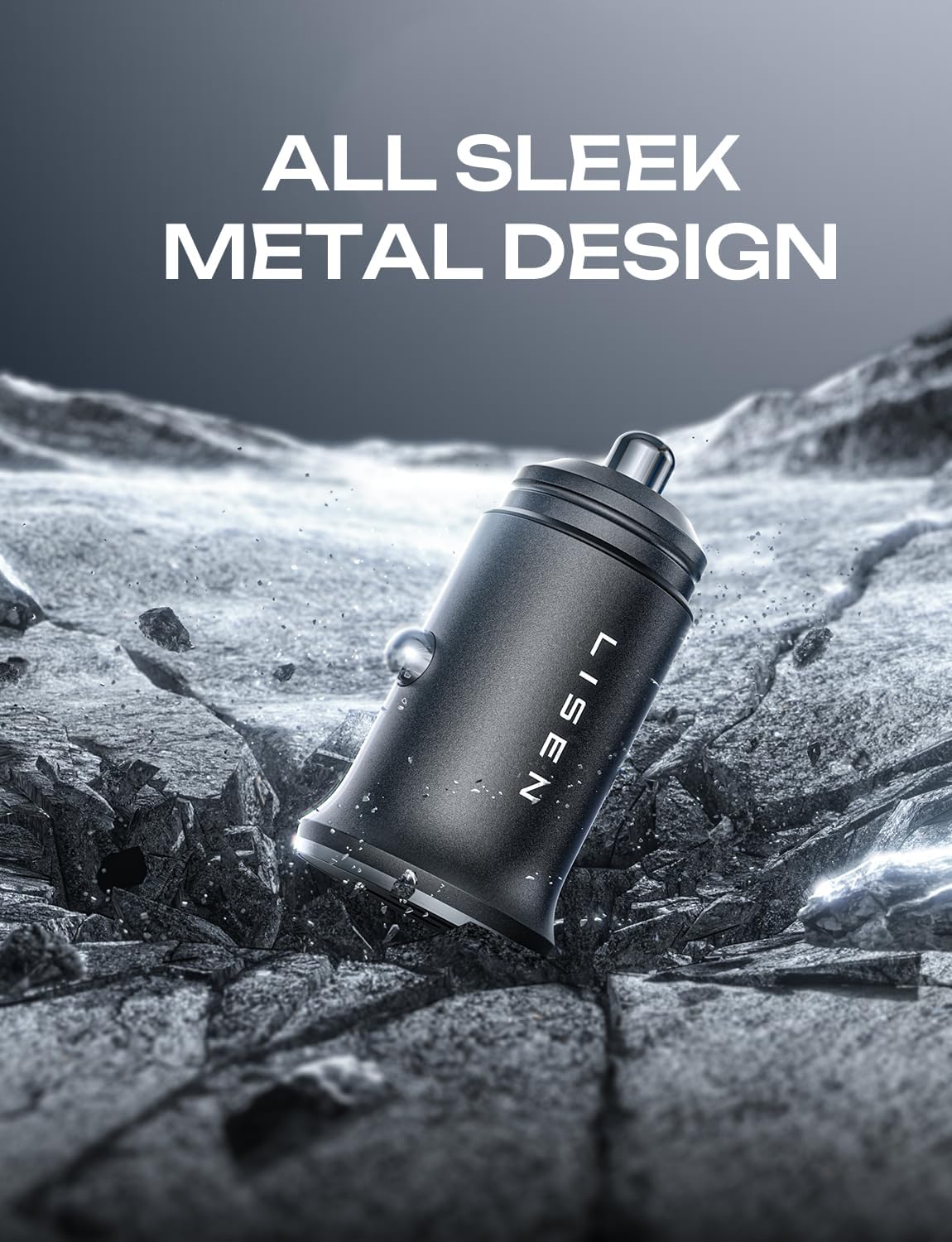 LISEN USB C Car Charger Fast Charging 54W