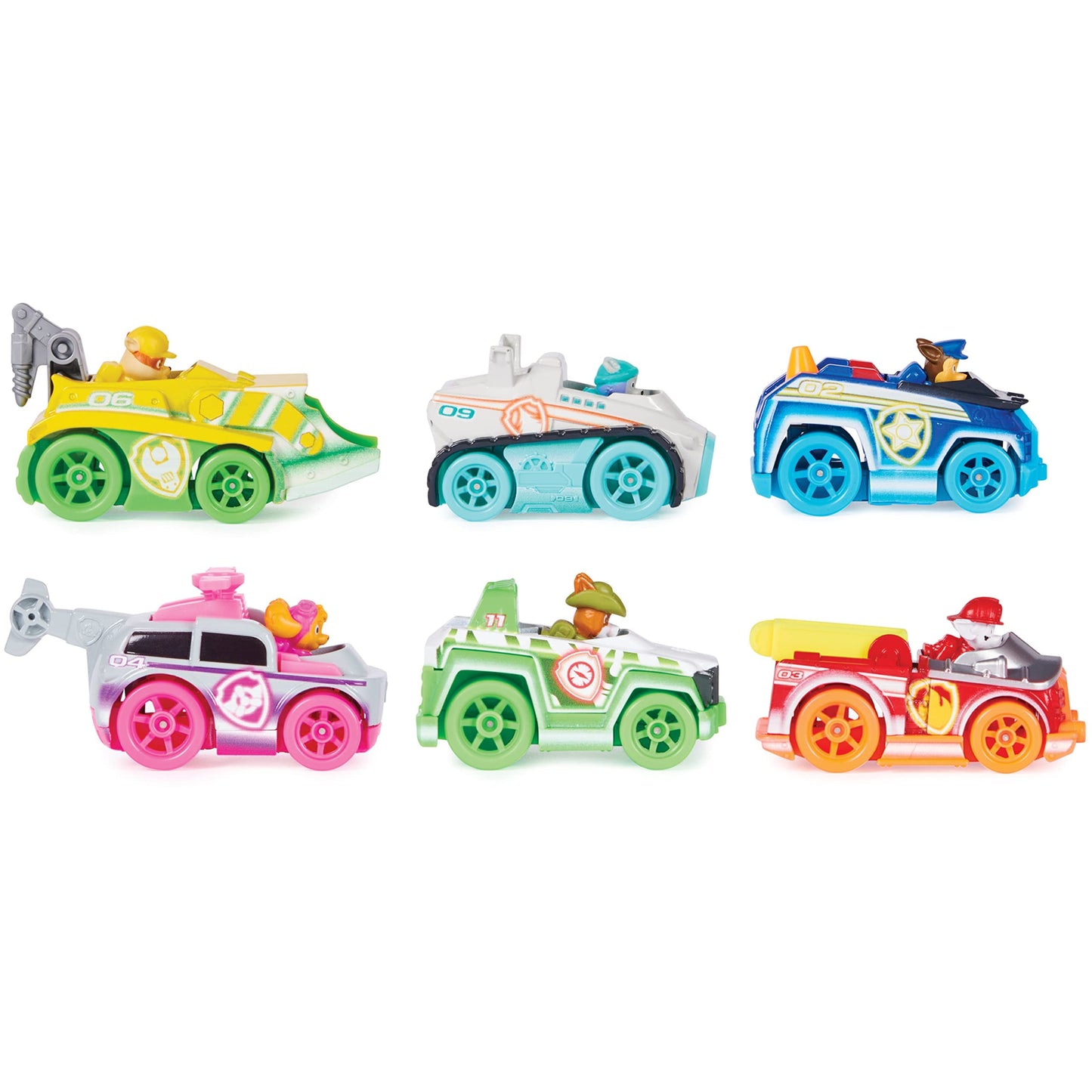 6-Pack Paw Patrol Die-Cast Toy Vehicle Set