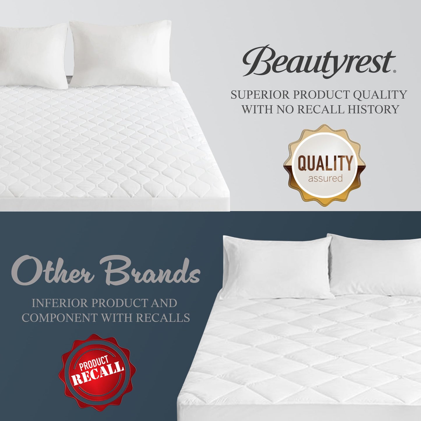 Beautyrest Heated Mattress Pad with 5 Heat Settings