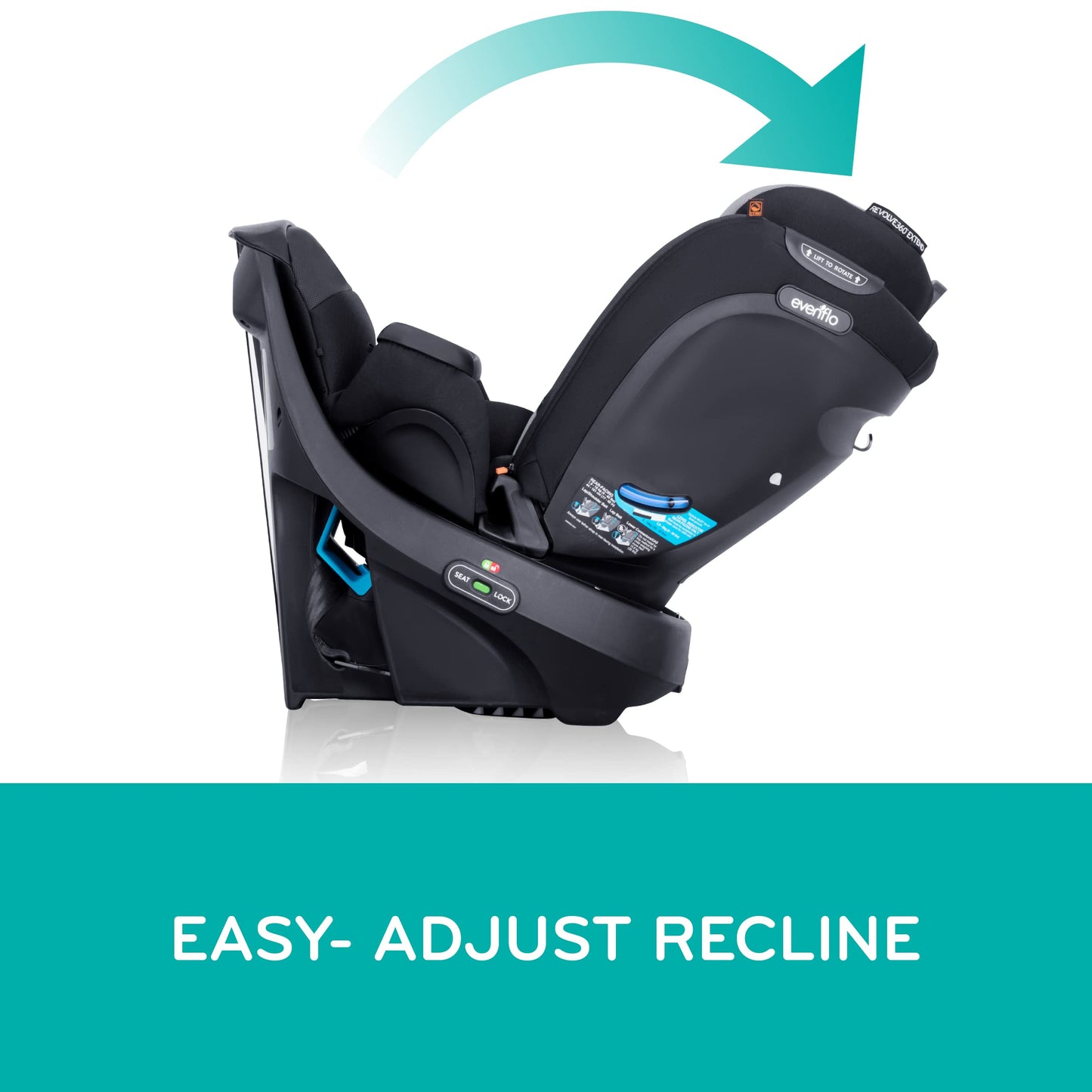 Evenflo Revolve360 Convertible Car Seat, Rowe Pink