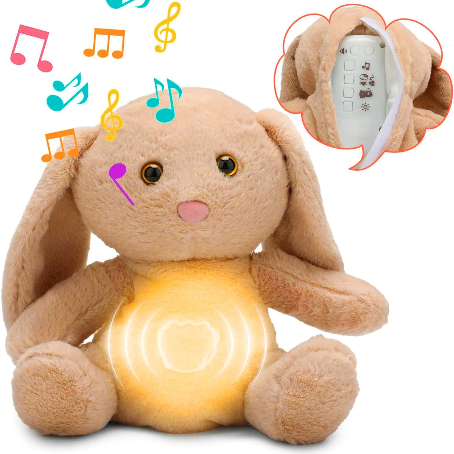 Breathing Rabbit Stuffed Animal
