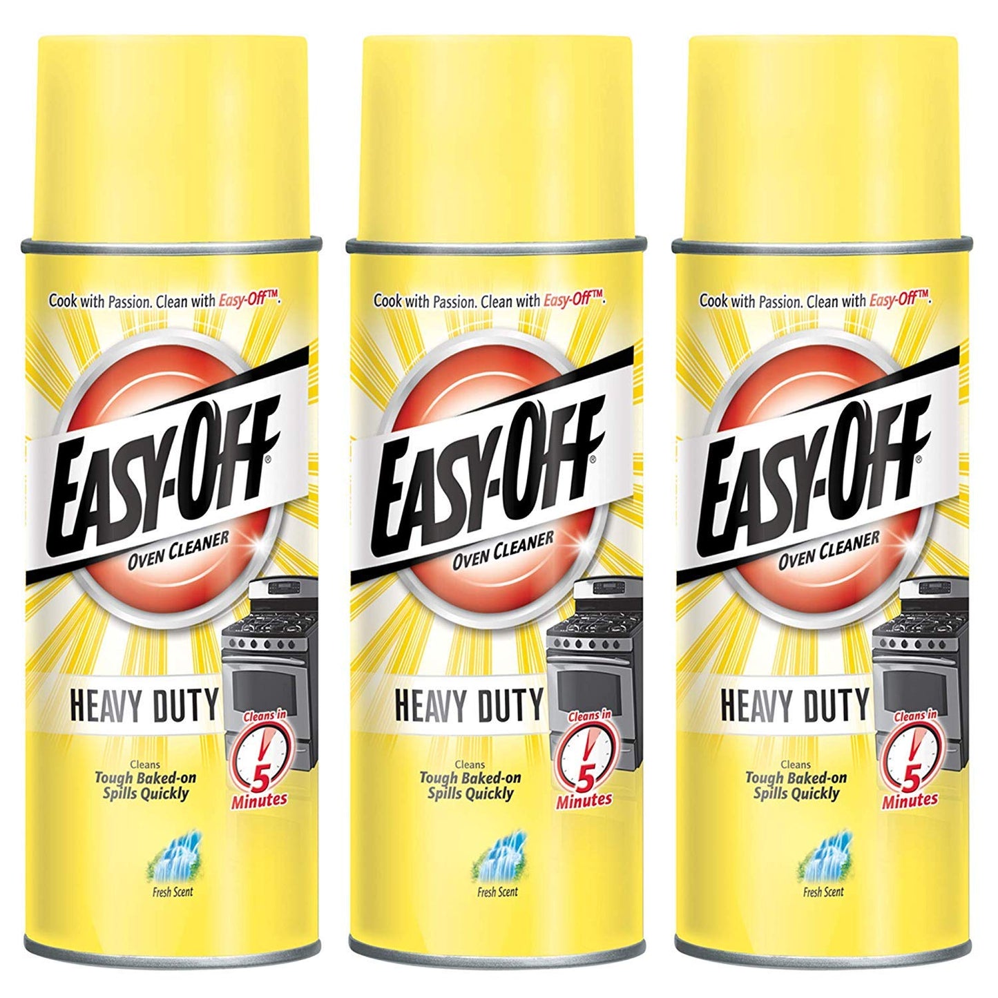 Easy-Off Oven Cleaner Aerosol 14.5oz Pack of 3