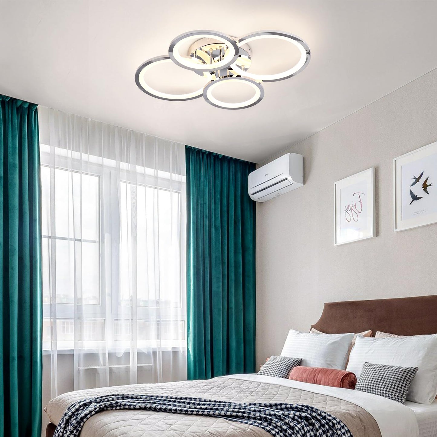 ADISUN Dimmable LED Flush Mount Ceiling Light