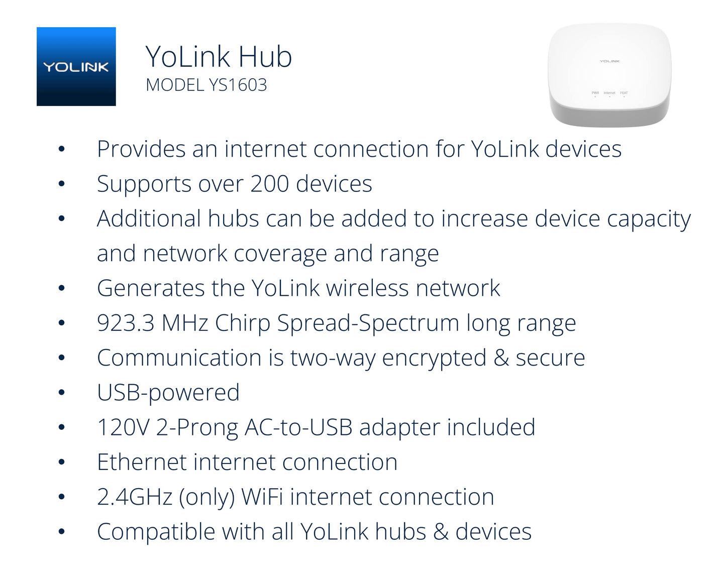 YoLink Smart Home Hub & Leak Sensor Kit