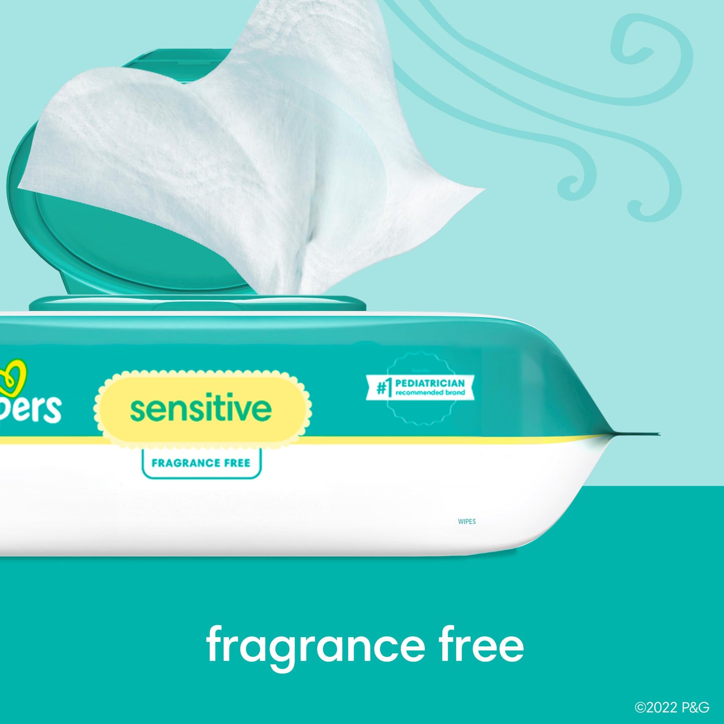 504 Count Pampers Sensitive Baby Wipes