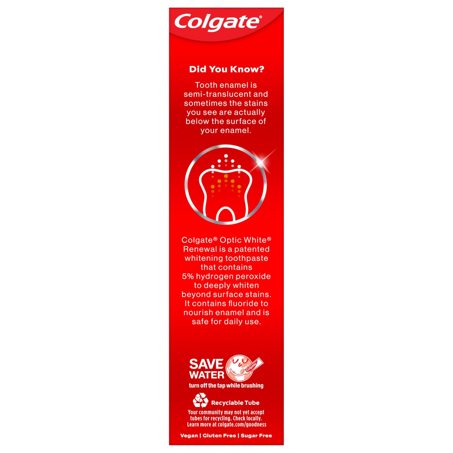 Colgate Optic White Renewal Toothpaste 3oz