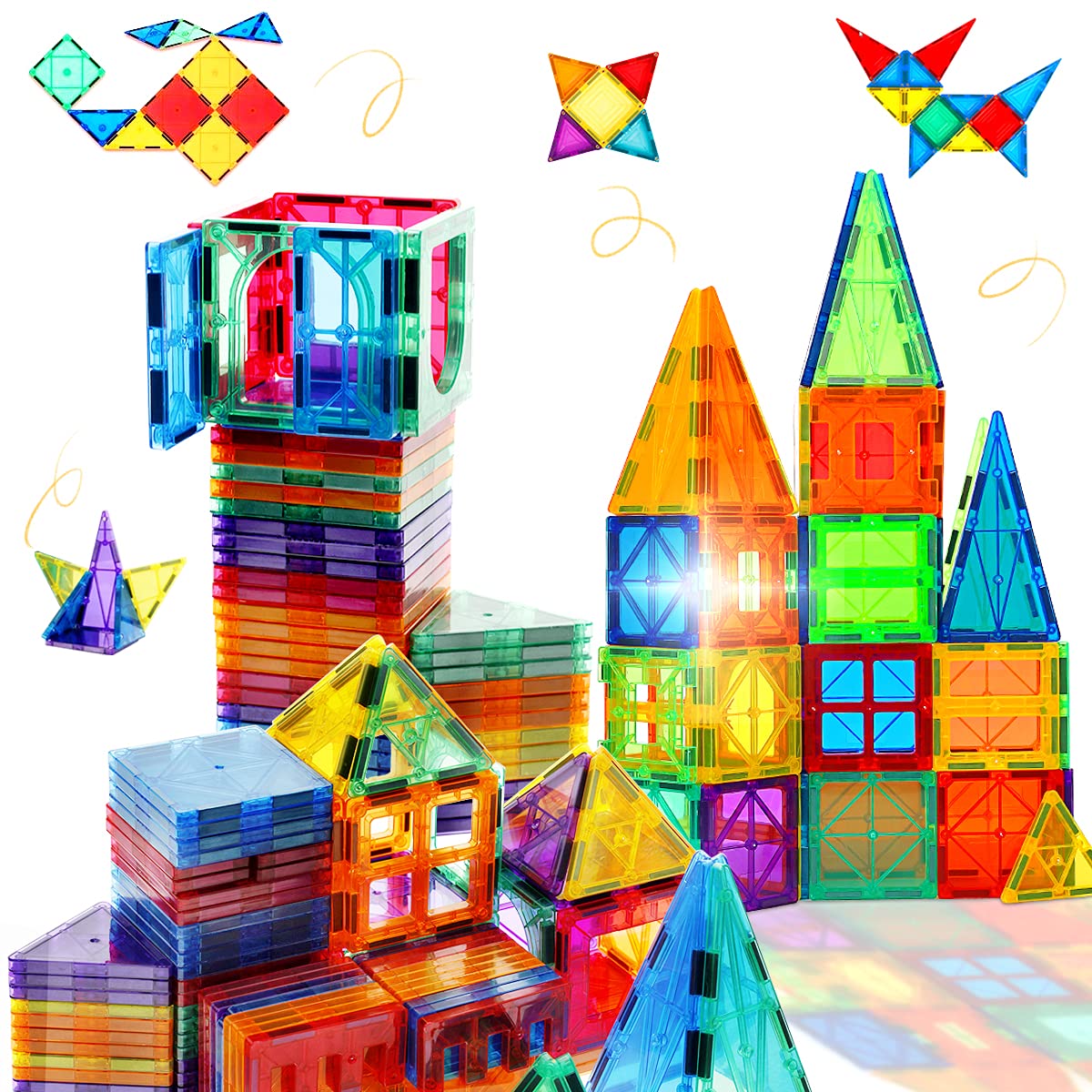 Magnetic Building Blocks for Toddler STEM Play
