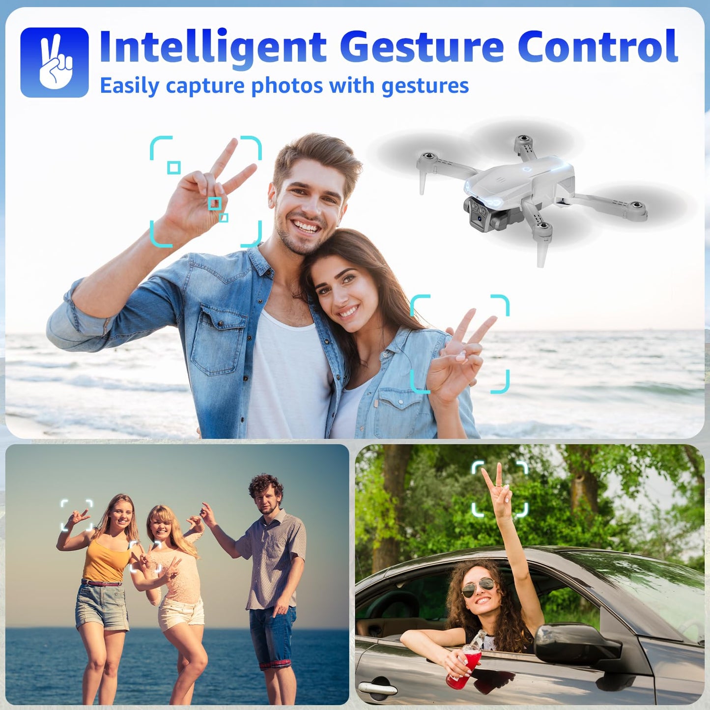 1080P HD Mini Drone with Altitude Hold