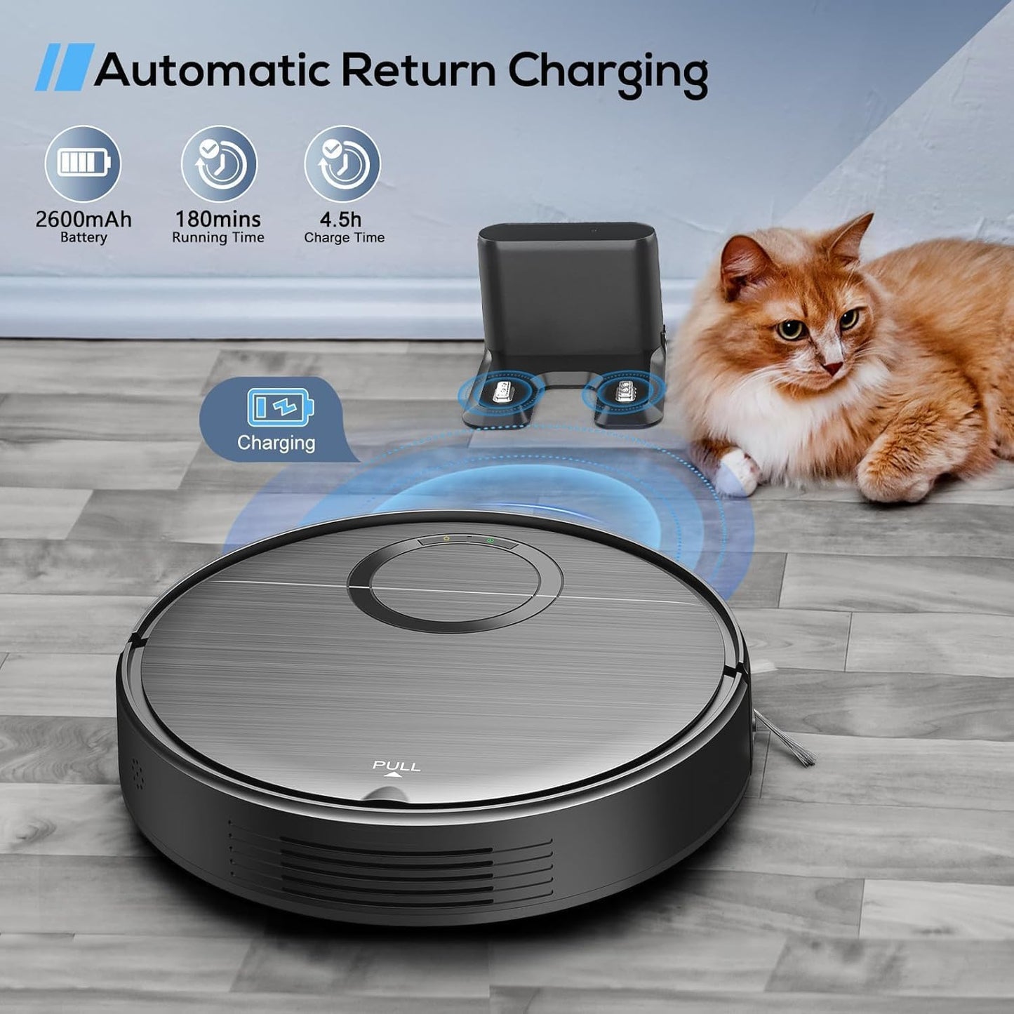 MAMNV 2-in-1 Robot Vacuum and Mop Cleaner