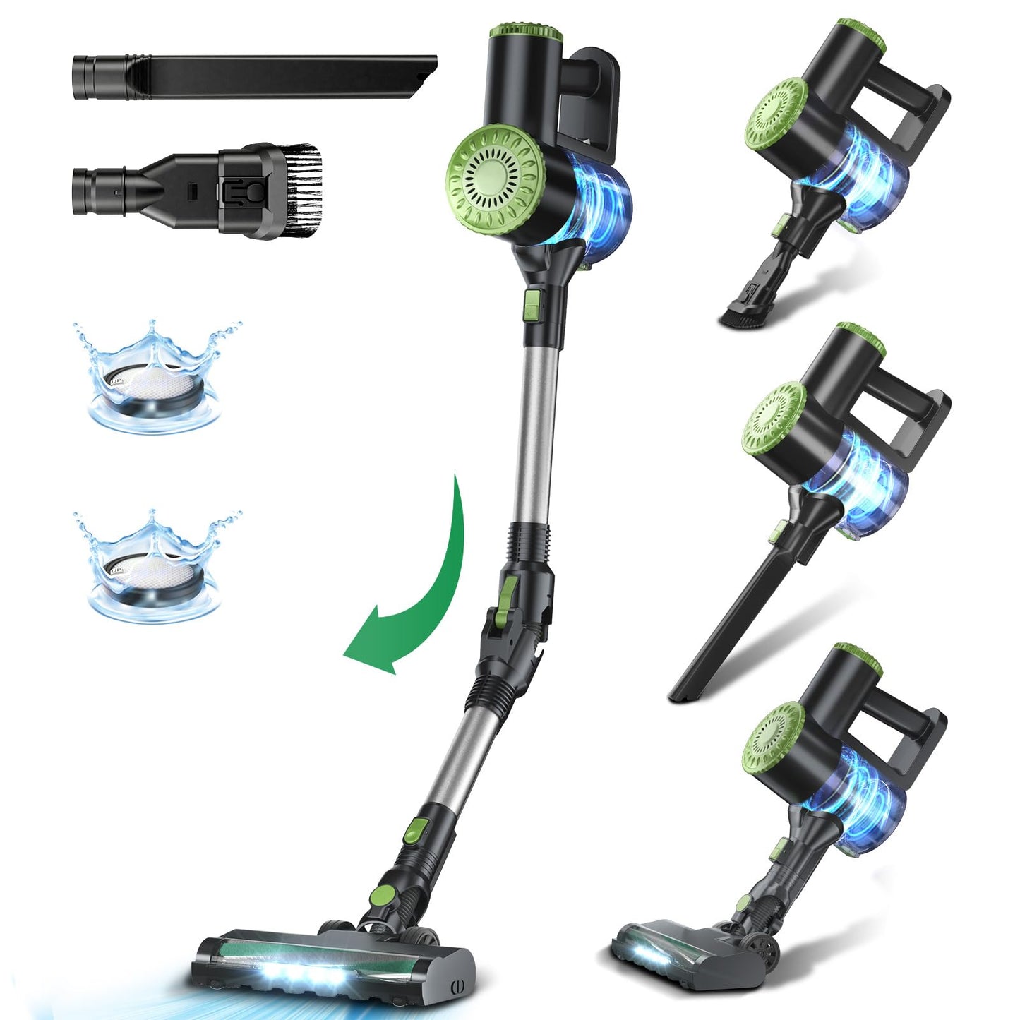 Cordless Stick Vacuum Cleaner with Powerful Suction