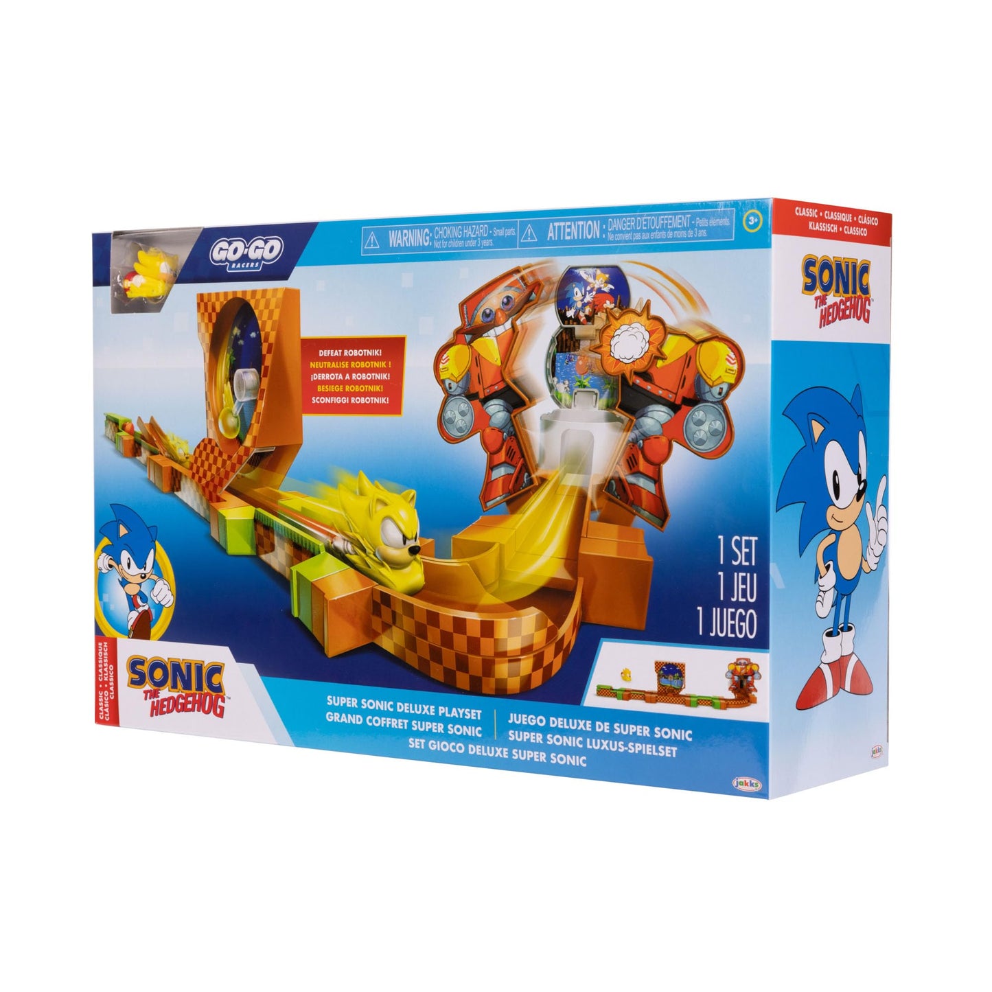 Sonic Go Go Racers Deluxe Playset with Figure