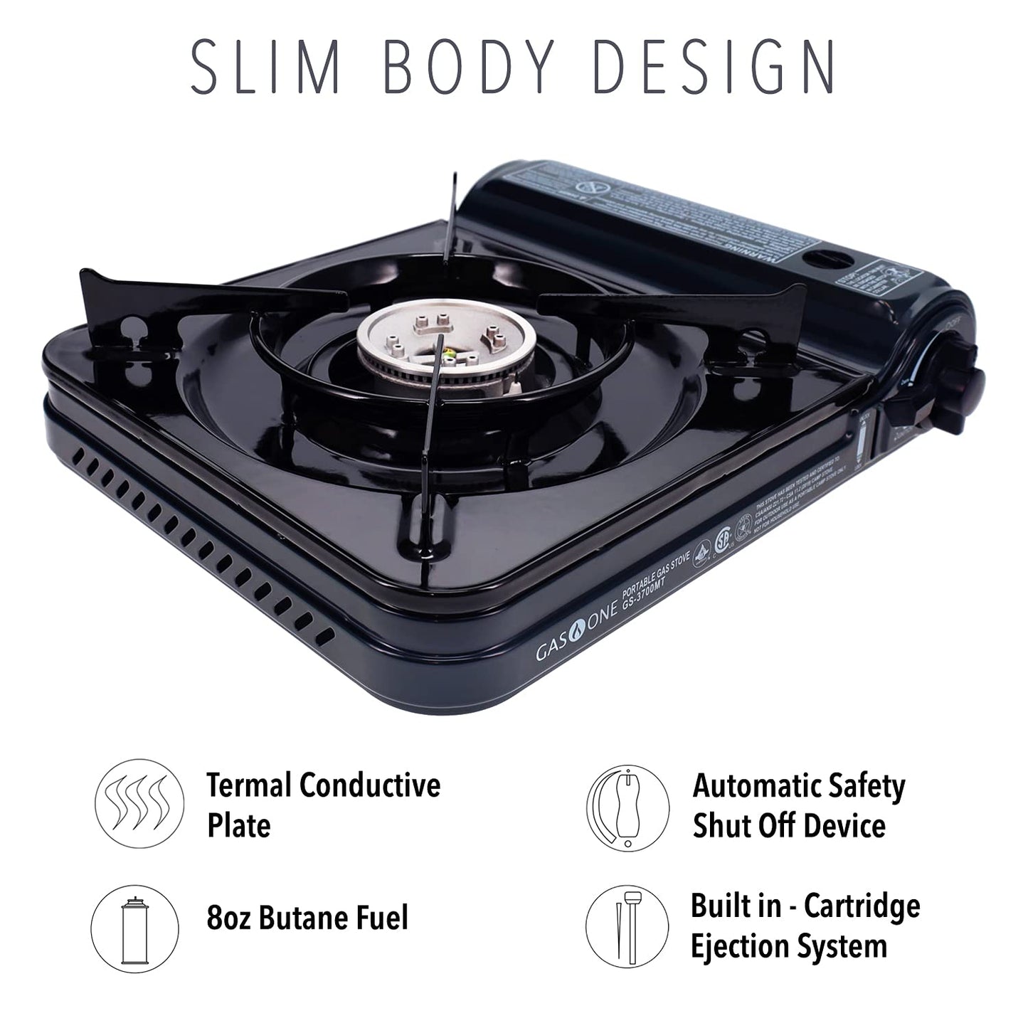 10,000 BTU Portable Butane Gas Stove by Gas One