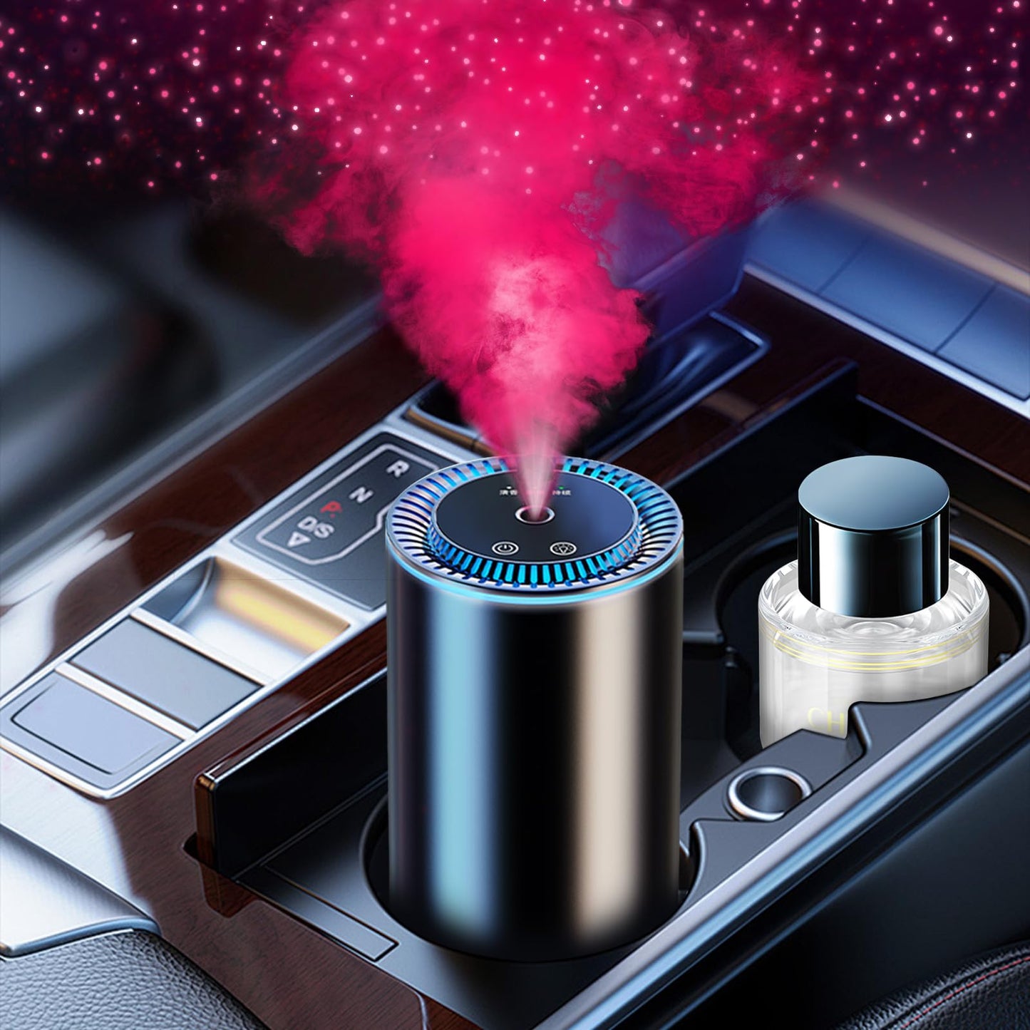 Smart Car Aroma Diffuser with Starry Projection