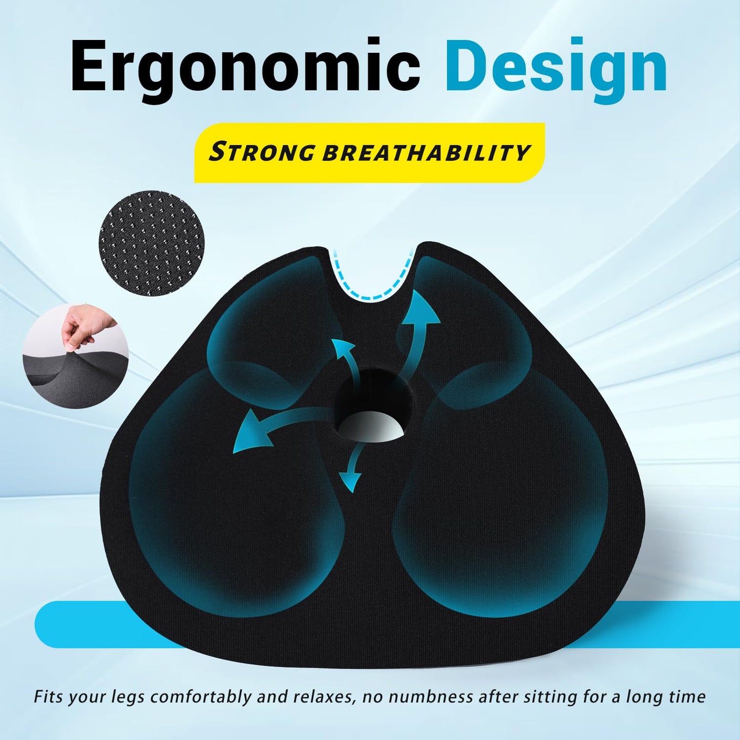 Donut Pillow Cushion for Tailbone Pain Relief