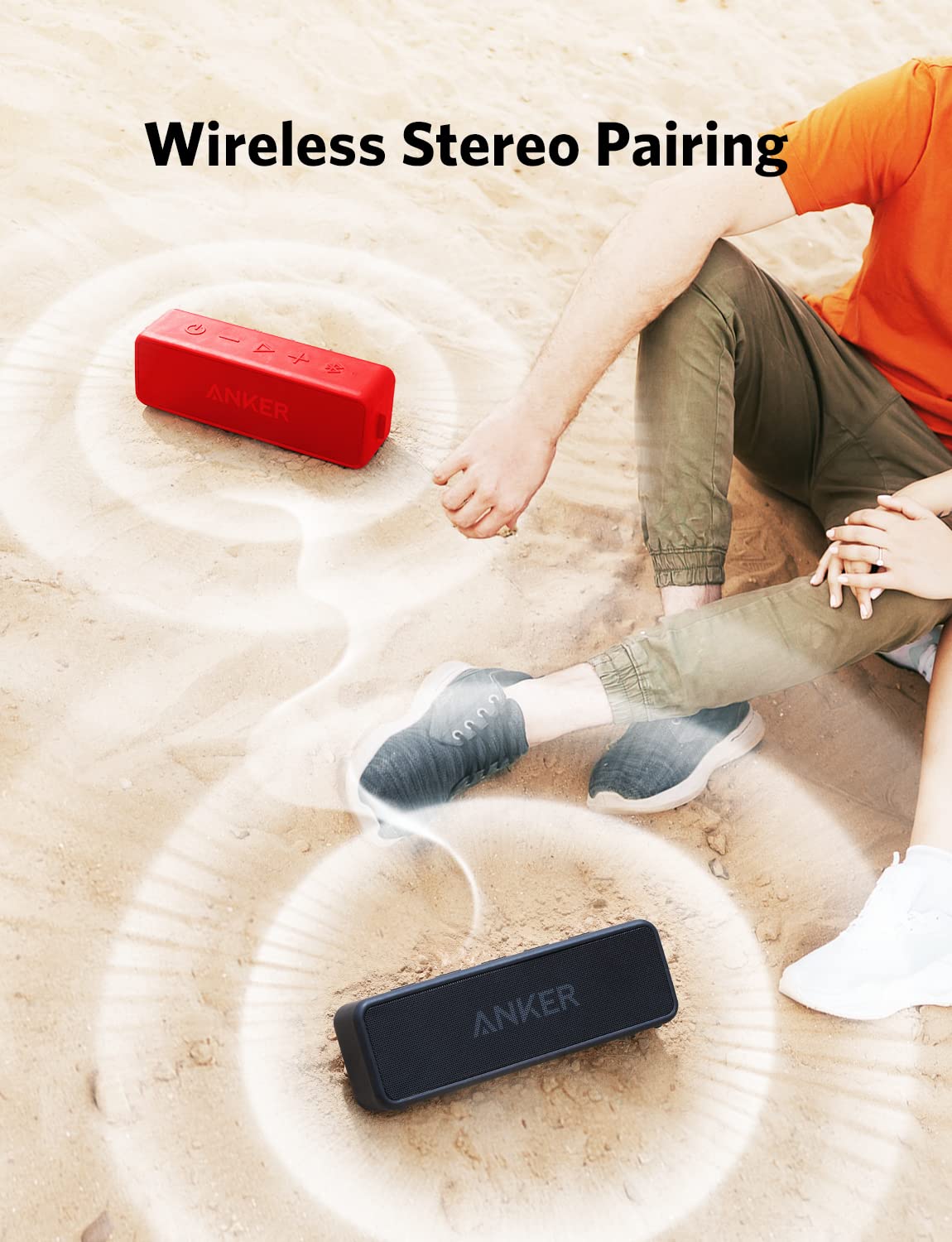 Anker Soundcore 2 Bluetooth Speaker with Waterproof Design