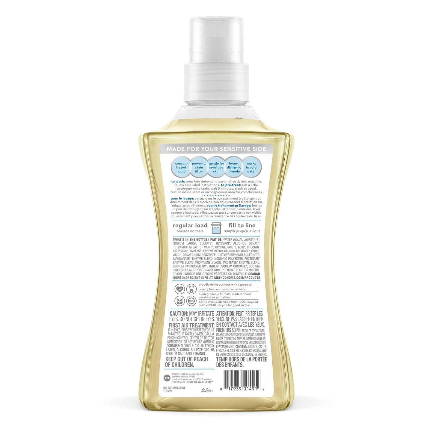 Method Fragrance Free Liquid Laundry Detergent 66 Loads