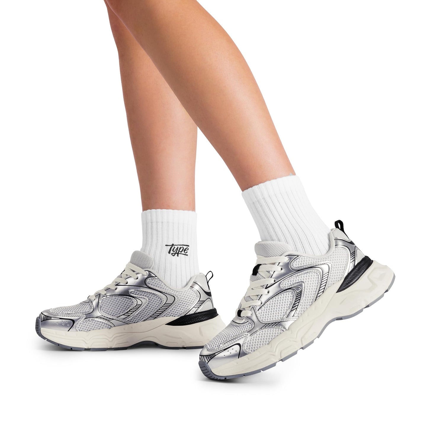 DREAM PAIRS Women's Chunky Platform Sneakers