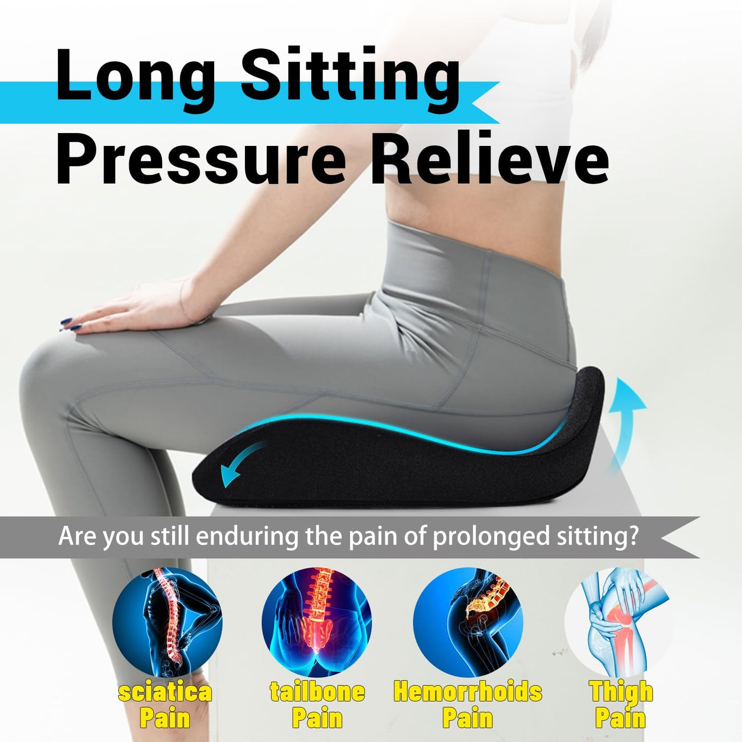 Donut Pillow Cushion for Tailbone Pain Relief