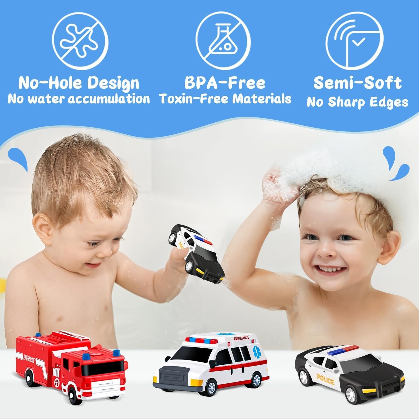 Bath Toys for Toddlers by MACALOCA