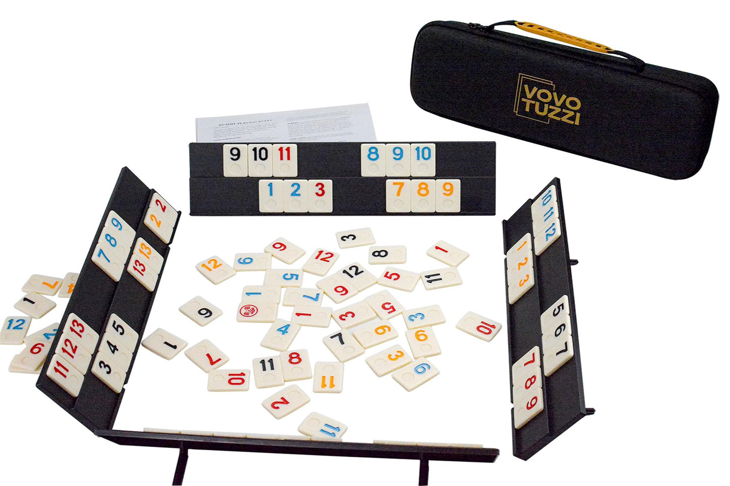 Rummy Cube Game Set with 106 Tiles