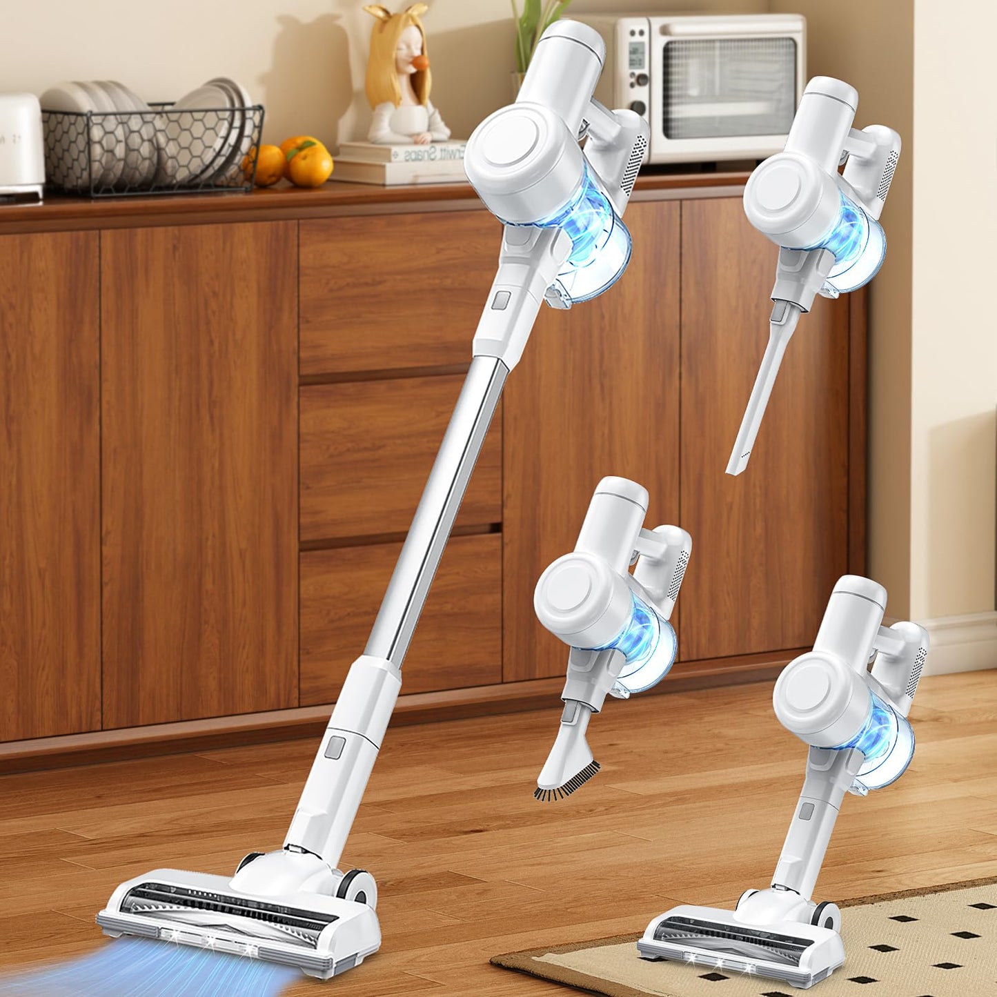 DUMOS Cordless Vacuum Cleaner with Powerful Suction