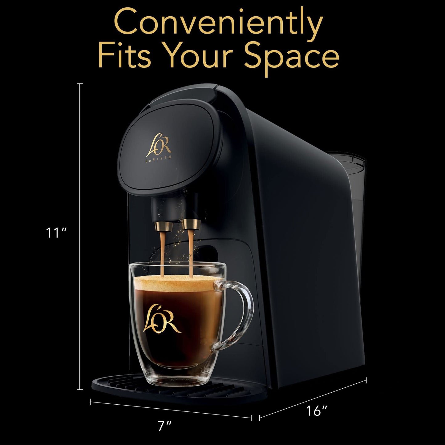 L'OR Barista Coffee and Espresso Machine Combo