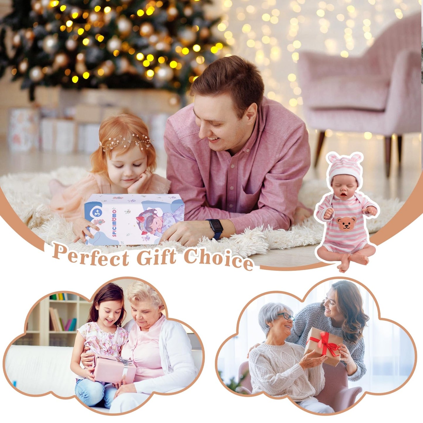 18 Inch Lifelike Reborn Baby Doll for Kids