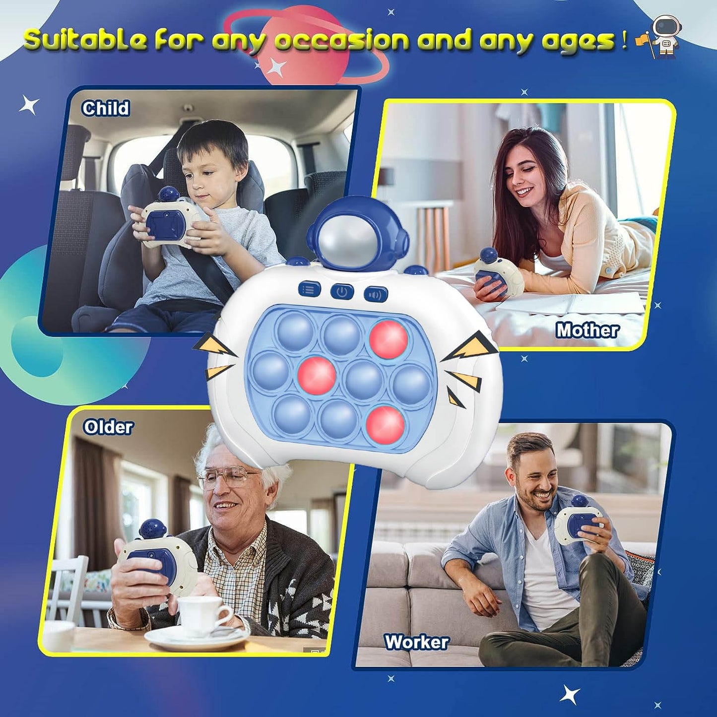 Push Game Fidget Toy for Kids and Adults
