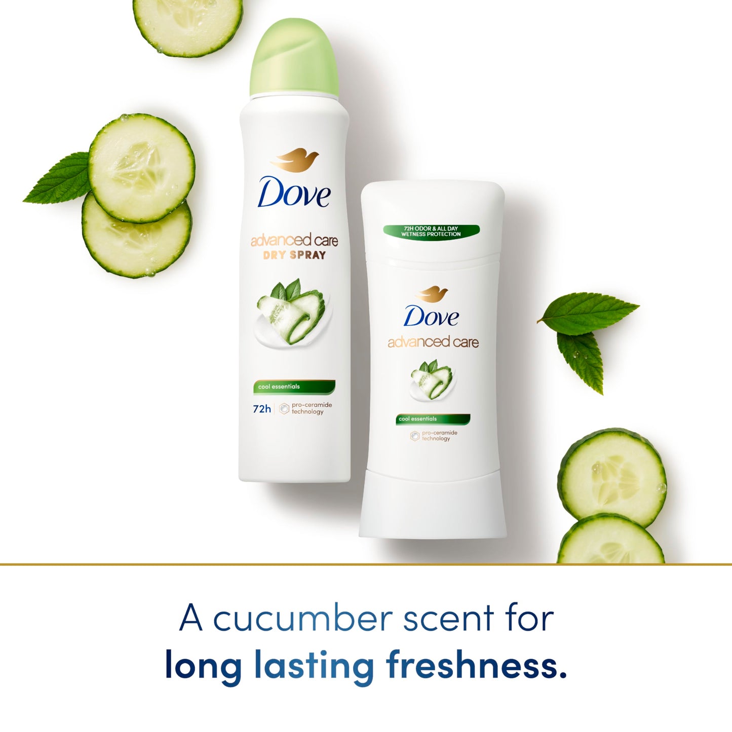 Dove Antiperspirant Deodorant Stick 72-Hour Protection