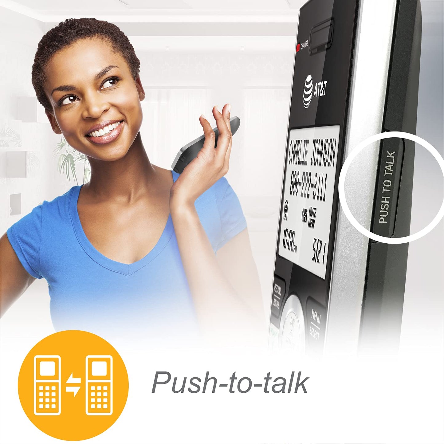 AT&T 5-Handset Cordless Phone with Answering Machine
