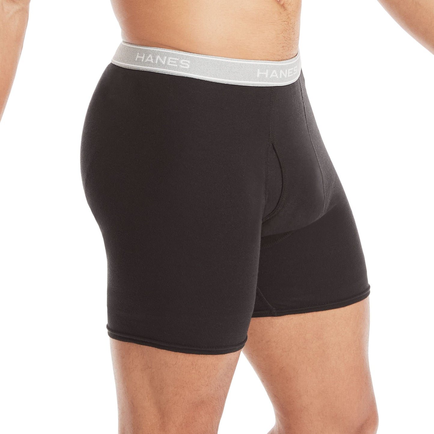 Hanes Cool Dri Boxer Briefs, 12-Pack, Black