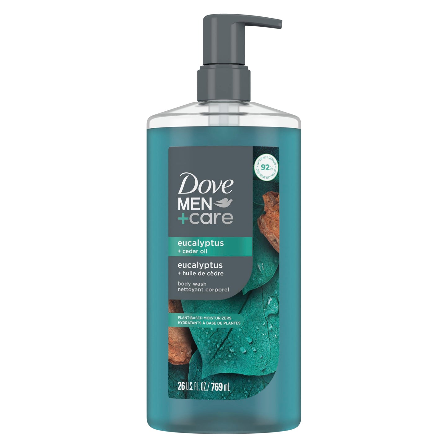 DOVE MEN + CARE Eucalyptus Cedar Body Wash 26 oz